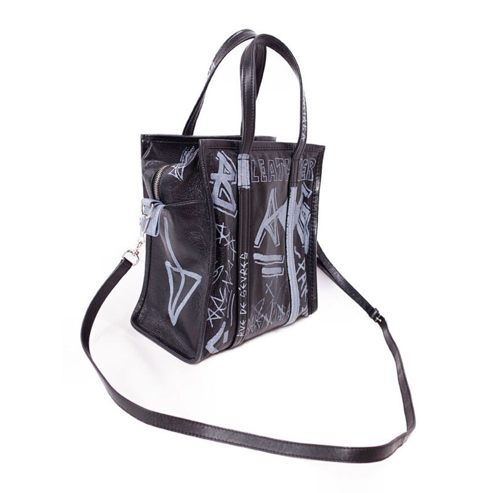 Balenciaga Shoulder Bag Graffiti Bazaar Shopper - Picture 1 of 9